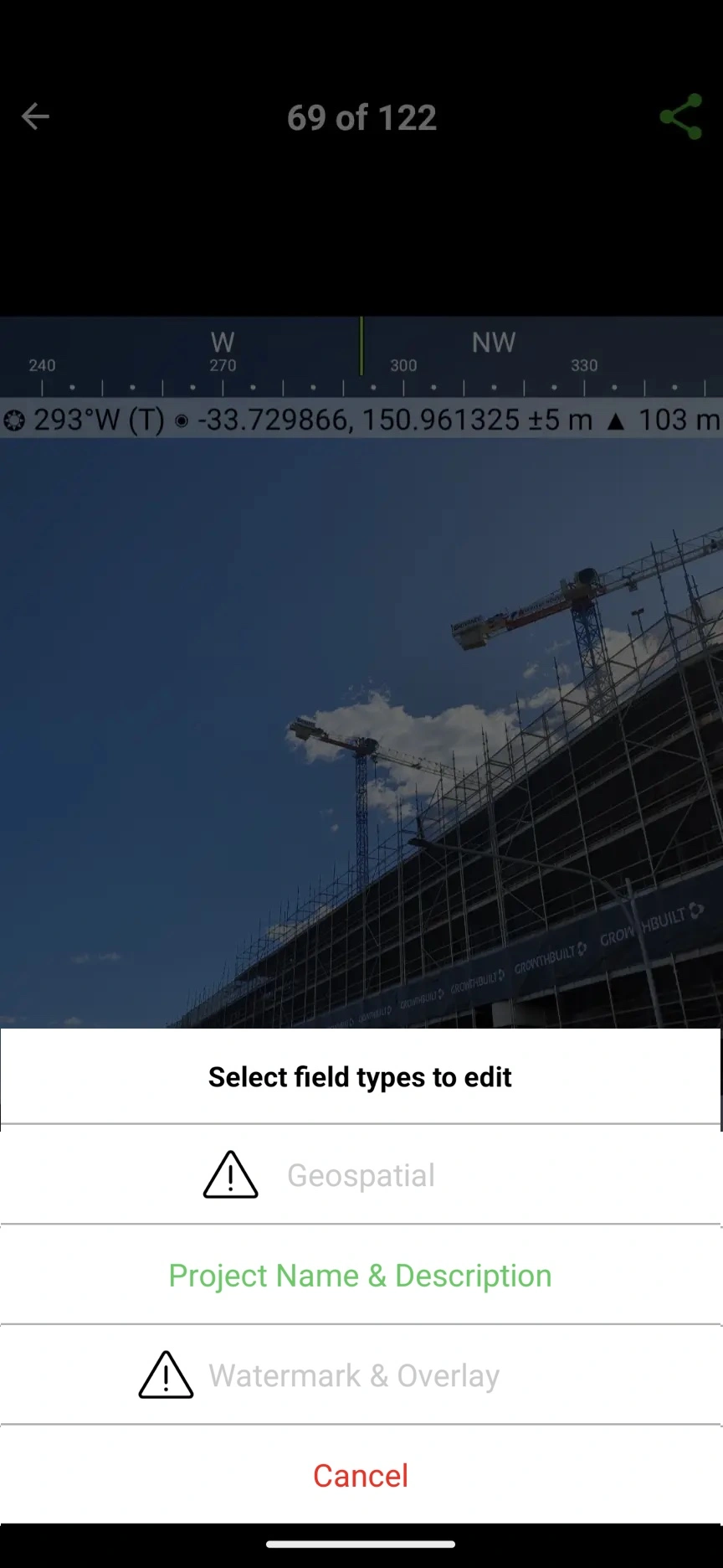 Solocator overlay editing disabled for older app versions